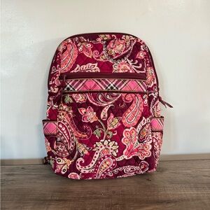 Vera Bradley pink print mini backpack
